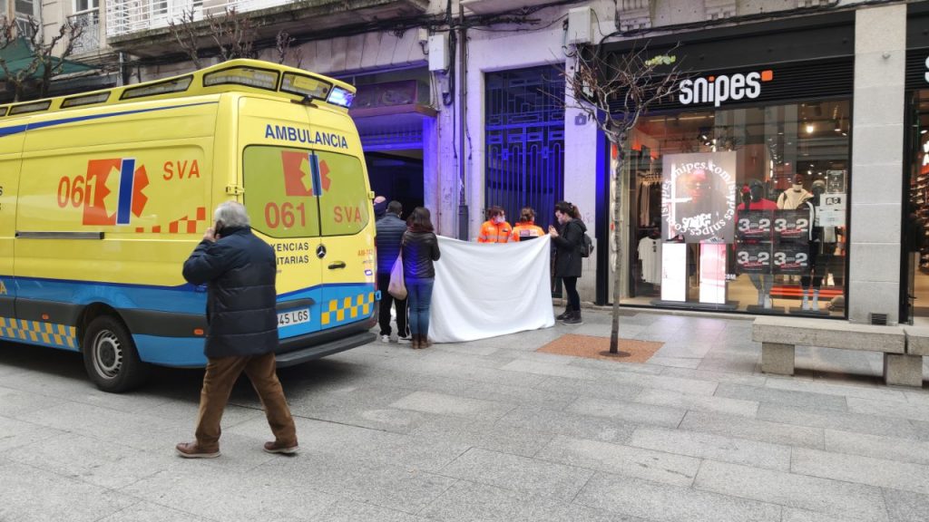Emergencia en la calle del Paseo