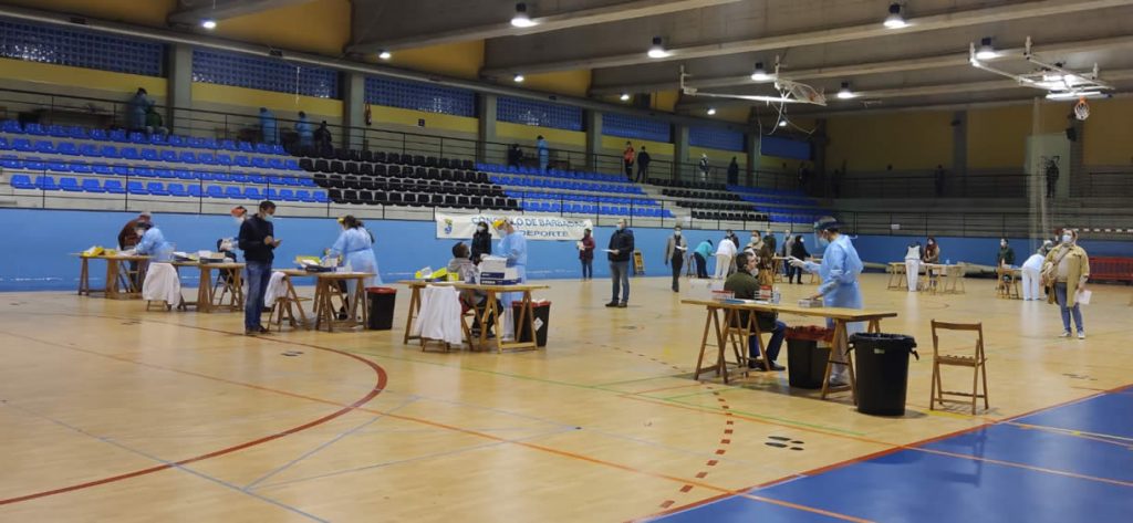 Pruebas PCR y antígenos para detectar coronavirus en Barbadás