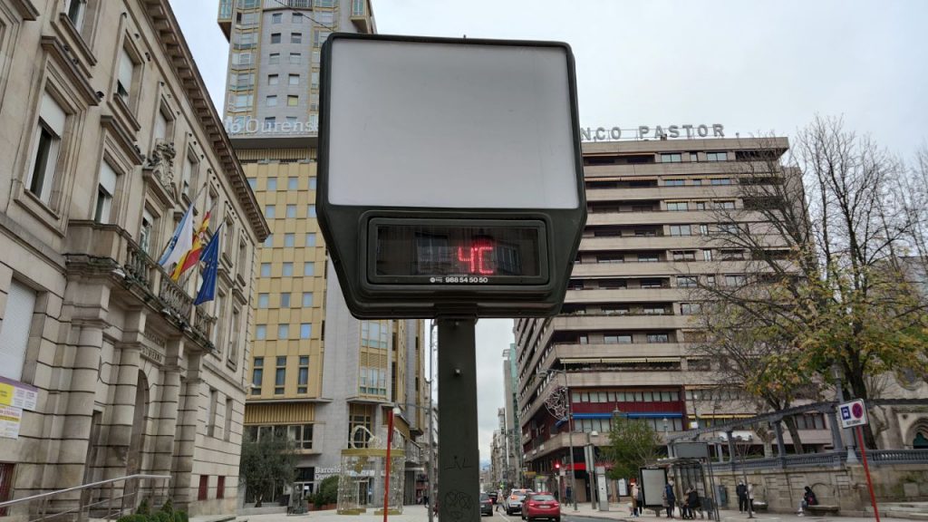 Termómetro del Parque de San Lázaro