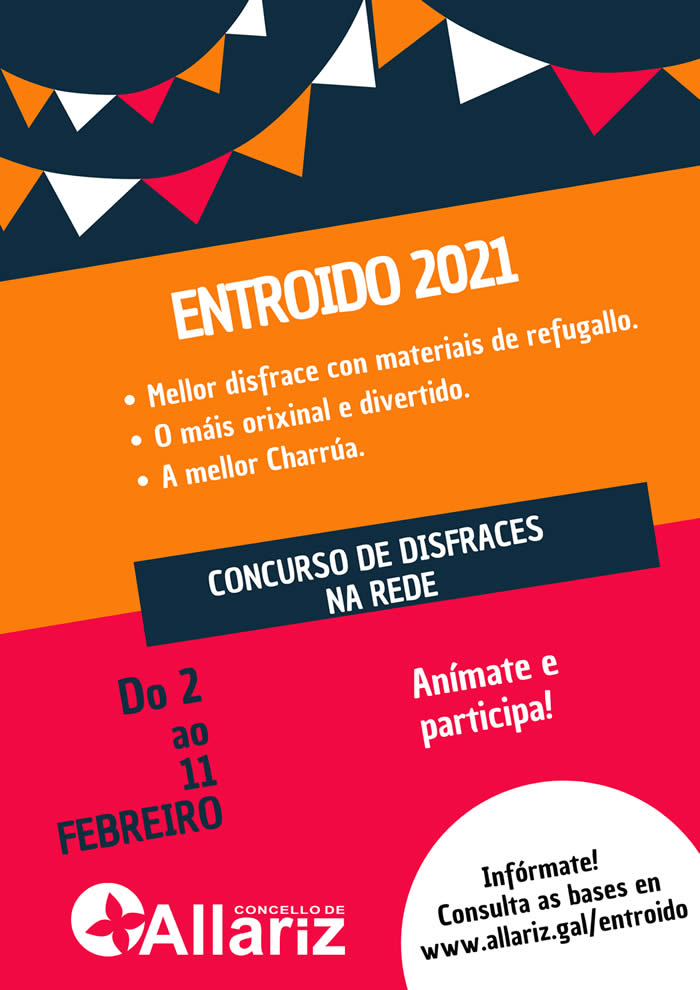 Concurso virtual de disfraces en Allariz 2 concurso virtual de disfraces de Allariz 2021