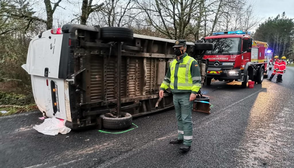 Accidente en Nogueira de Ramuín