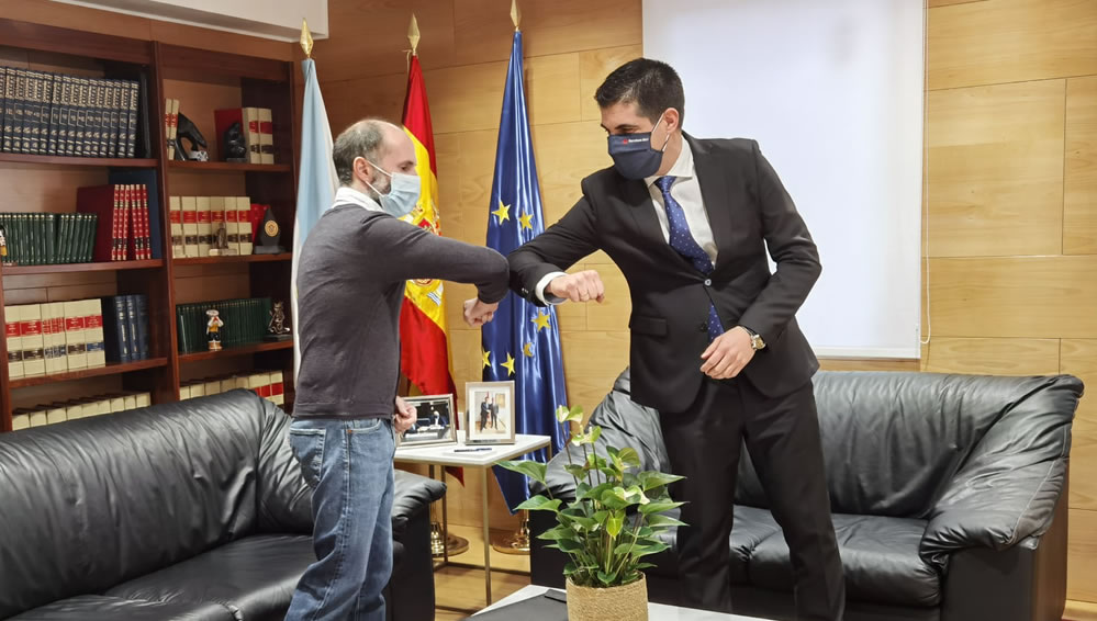 Jácome solicita ayuda a la Xunta para materializar varios proyectos en la ciudad 1 delegado territorial da Xunta de Galicia en Ourense