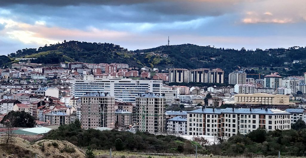 Chuo de Ourense desde O Fonsillón