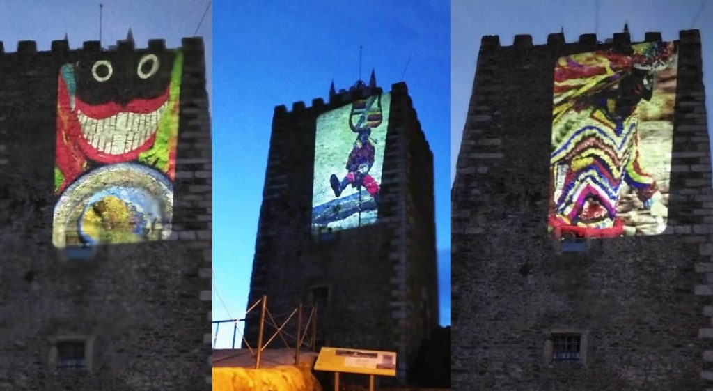 El "Domingo Gordo" se celebra en Viana do Bolo con proyección de imágenes en su castillo 1 Domingo Gordo de Viana Do Bolo
