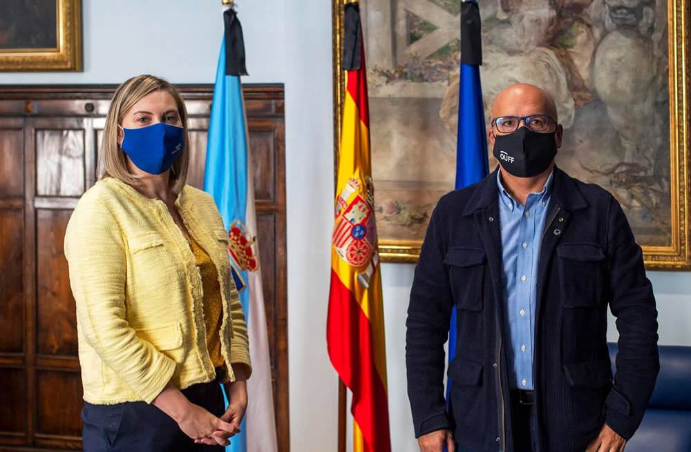 Emma González nombrada nueva gerente del Inorde 1 Emma González y José Manuel Baltar