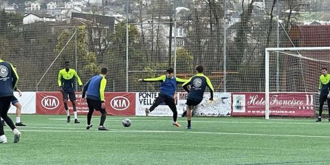 Entrenamiento del Ourense CF