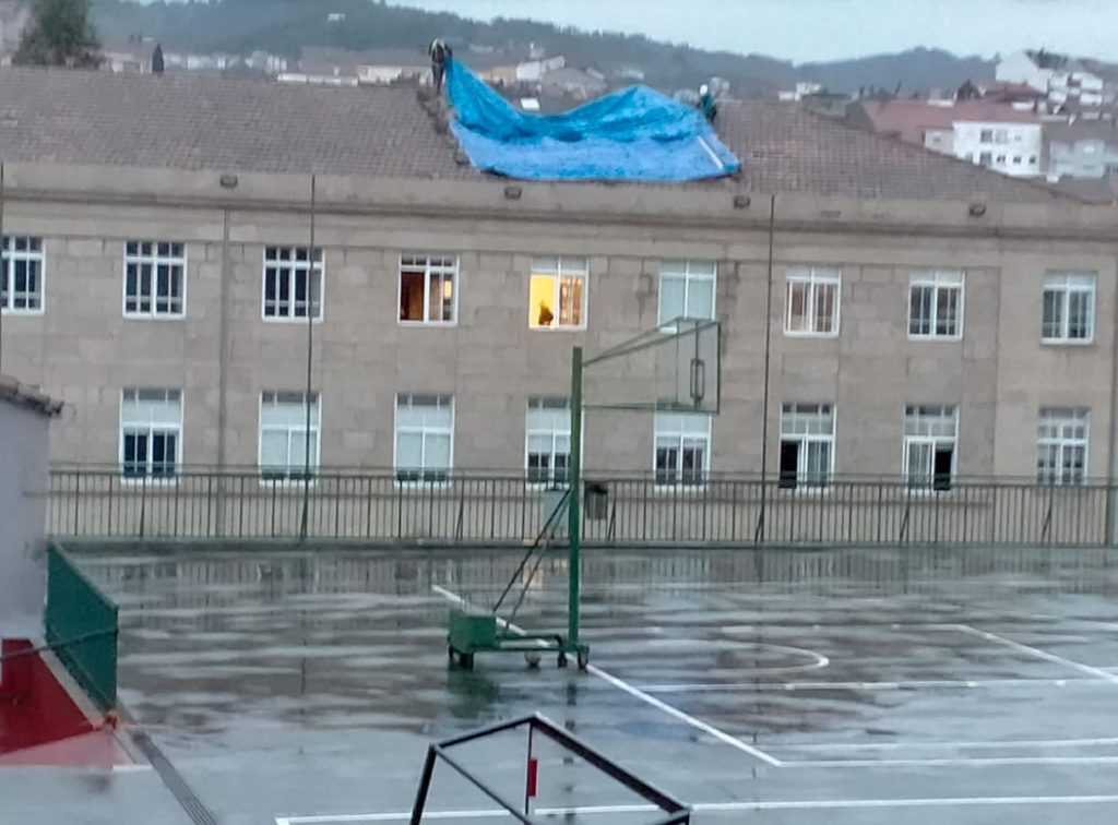 Hundimiento del tejado de Salesianos