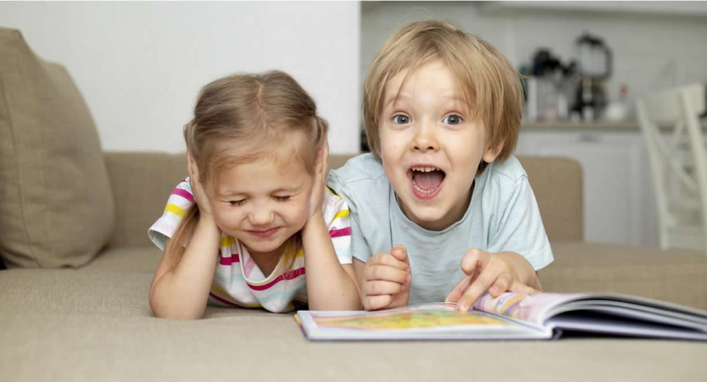 Niños y libros