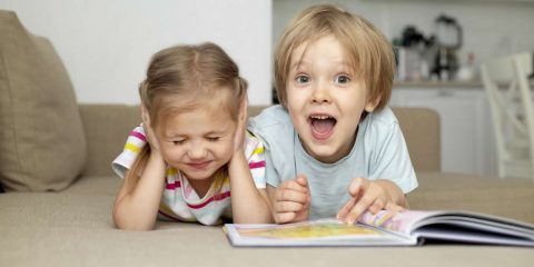 Niños y libros