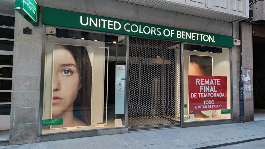 Benetton baja su persiana definitivamente en Ourense 1 Benetton