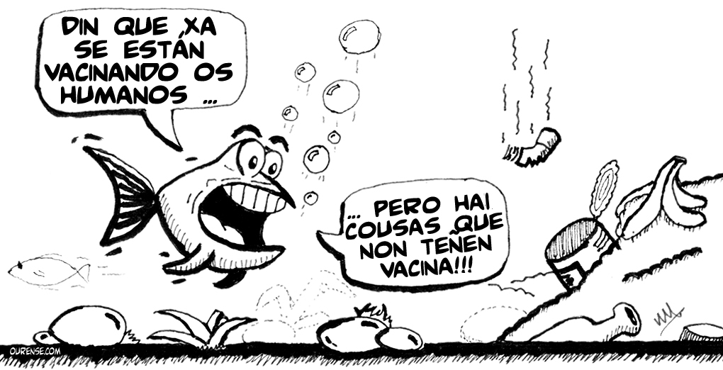 Din que xa están vacinados os humanos ... 1 Vacinas e basura