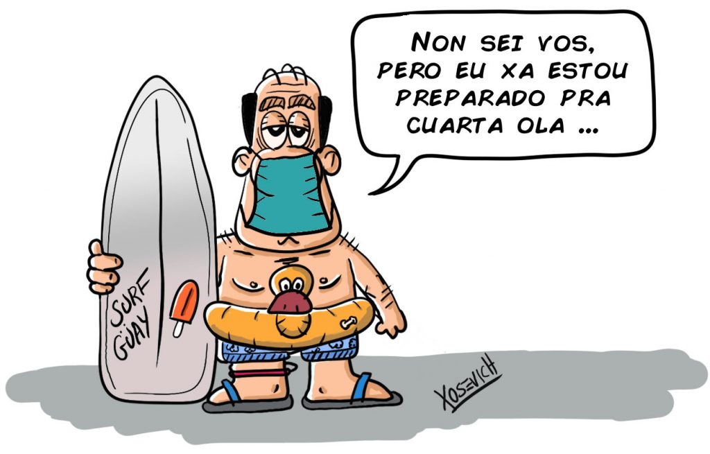A cuarta ola parece que anda preto 1 Xosevich Cuarta Ola