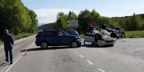 Accidente en Bande