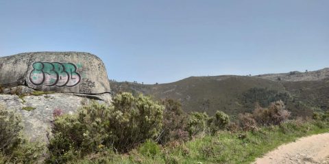 Graffiti en el Xurés
