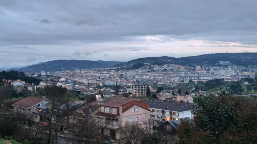Vistas de Ourense desde la Finca Fierro