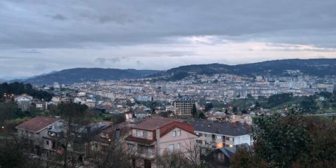 Vistas de Ourense desde la Finca Fierro