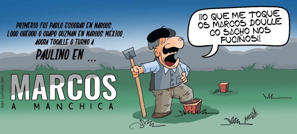 Paulino protagonista de "Marcos A Manchica" 1 Xosevich 2021 Marcos A Manchica