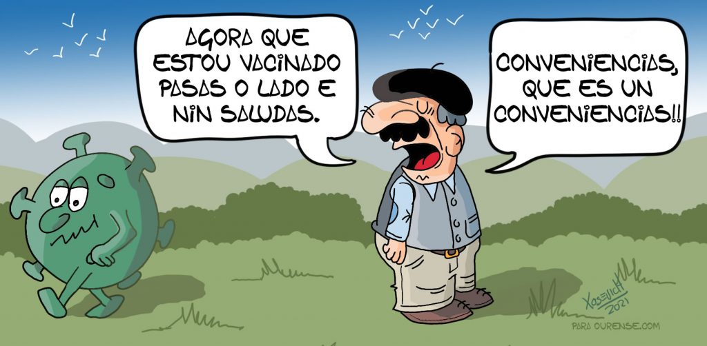 A vacina e a mellor solución para que o COVID-19 pase de nos 1 Xosevich 2021 coronavirus conveniencias