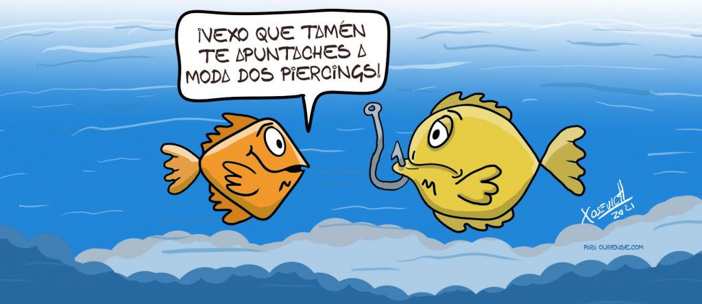 Xosevich 2021 peixes piercing Humor