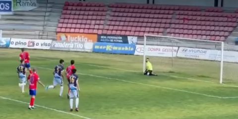 Gol de penalti UD Ourense