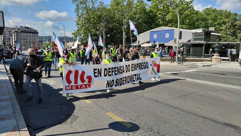 Imágenes de la manifestación de la CIG en el 1 de mayo del 2021