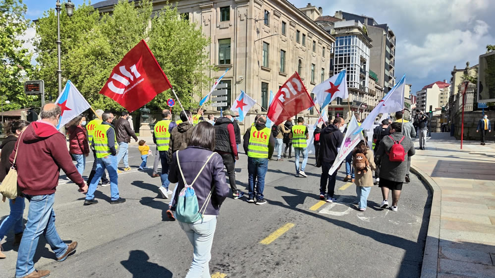 Imágenes de la manifestación de la CIG en el 1 de mayo del 2021