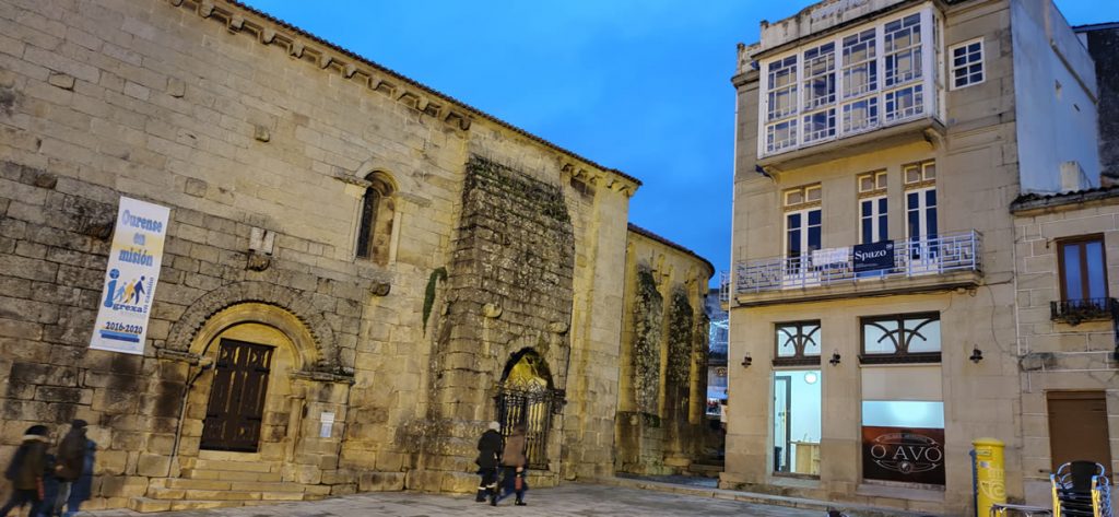 Praza de Abaixo en Allariz