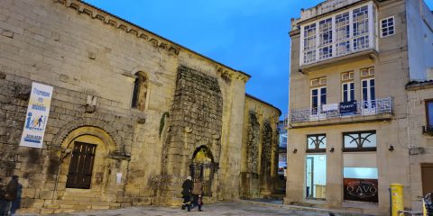 Praza de Abaixo en Allariz