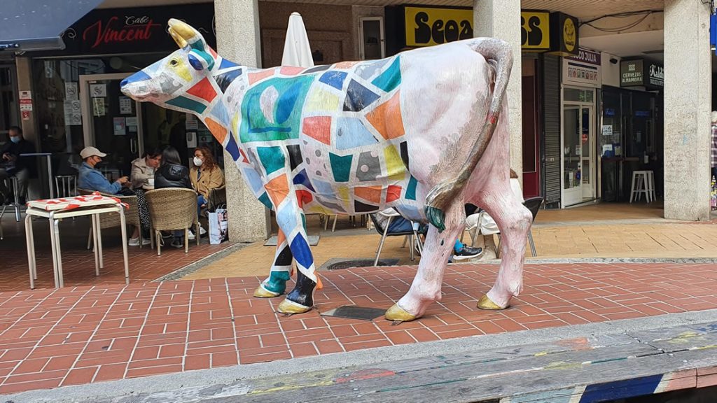 Popi, la vaca de Paz Nóvoa será retirada 1 Vaca Popi