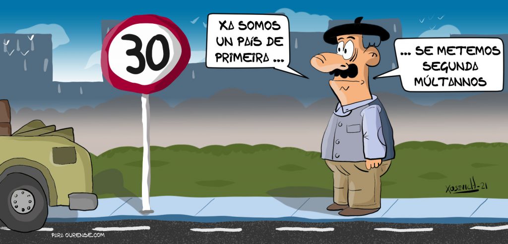 Xosevich 21 limites de velocidad a 30kmh humor chistes