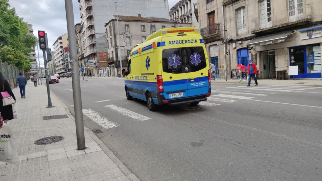 Ambulancia en el Posío