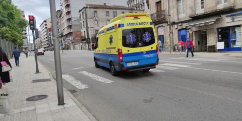 Ambulancia en el Posío