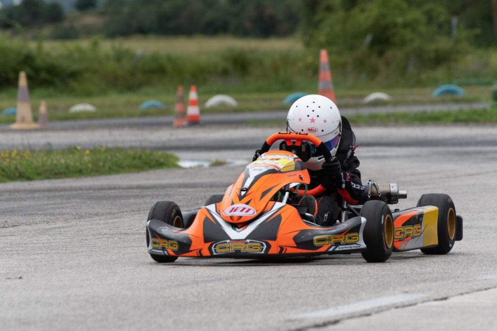 Mara Campos en carrera