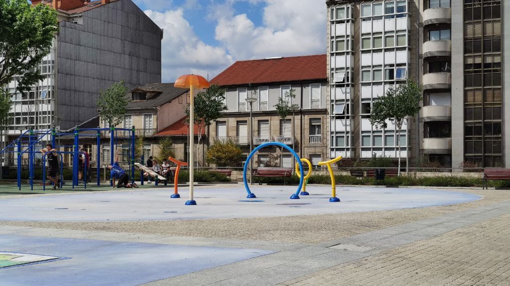 Parque de Concejo en zona de agua
