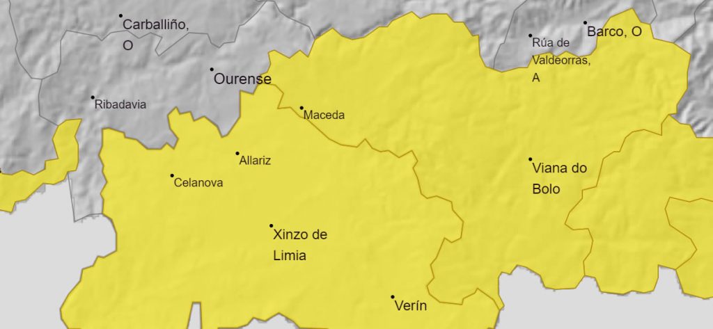 Tormentas en Ourense