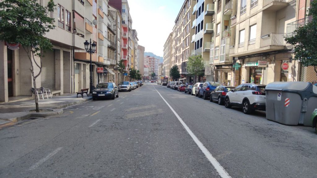 Avenida de las Caldas en A Ponte