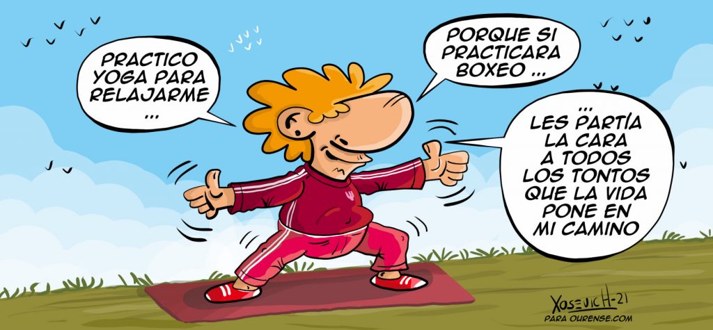 Practicar yoga relaja más que el boxeo 1 Chiste practicar yoga boxeo tontos cortos graciosos y buenos xosevich 21
