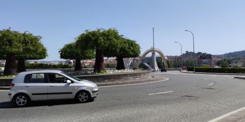 Puente del milenio rotonda
