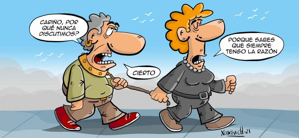 Cariño ¿Por qué nunca discutimos? 1 Chistes de matrimonios siempre tiene la razon humor memes Xosevich 21