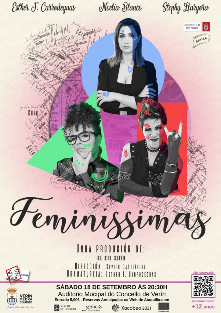 Feminíssimas se representará el próximo sábado 18 en el Auditorio de Verín 1 Feminissimas