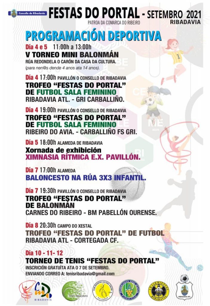 Programa festas do portal 2021 Ribadavia