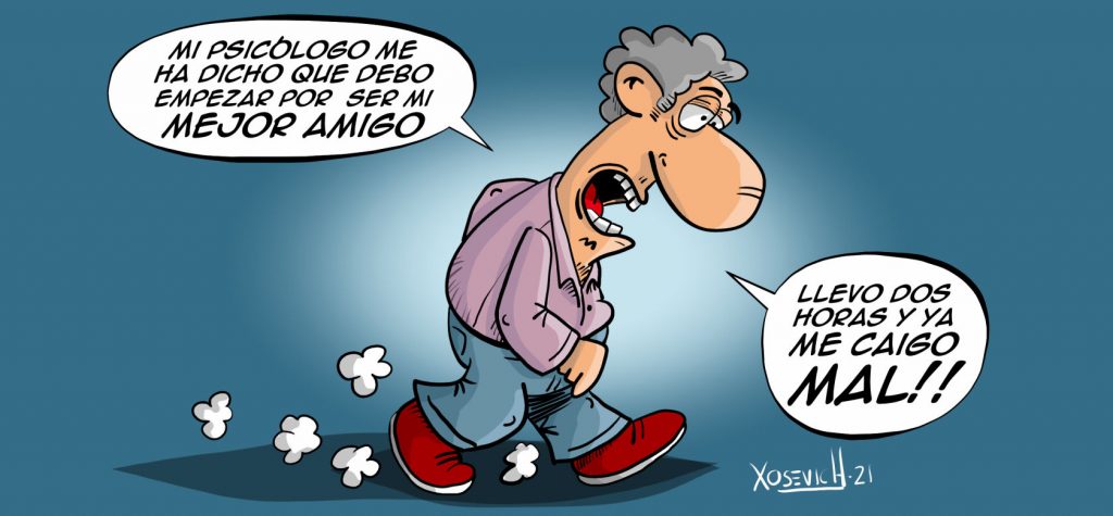 Tienes que ser tu mejor amigo 1 Tu mejor amigo eres tu y te caes mal humor chistes memes xosevich 21