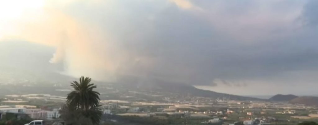 Volcán en La Palma