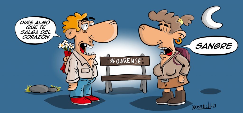 Dime algo que te salga del corazón 1 Dime algo que te salga del corazón parque de montealegre en Ourense humor chistes memes Xosevich 21