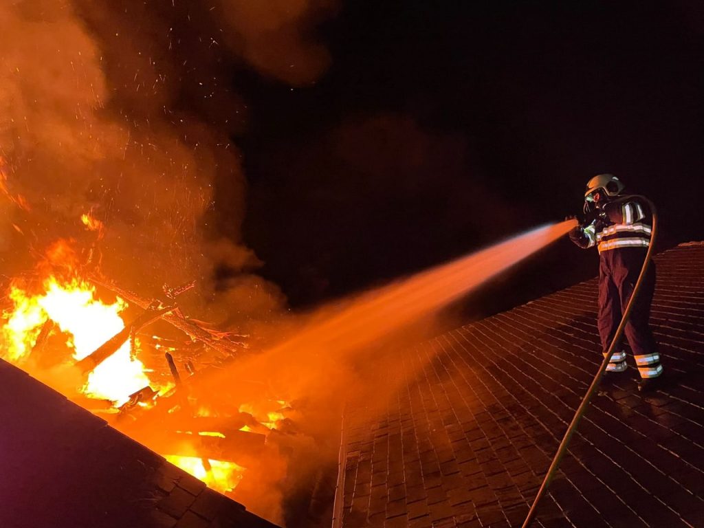 Incendio bomberos