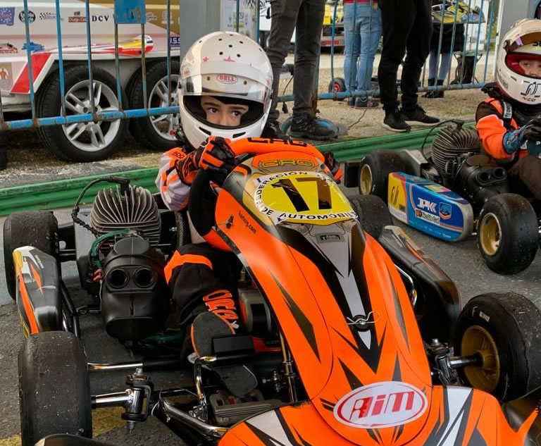 La piloto ourensana Mara Campos despide la temporada de Karting en Benamariel 1 mara kart
