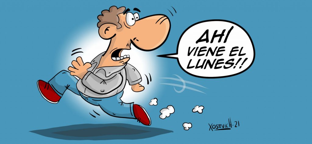 Ahí viene el lunes a toda velocidad! 1 que viene el lunes humor chistes memes xosevich 21