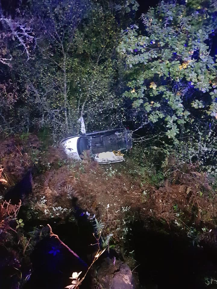 Accidente de coche en Avión