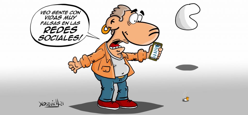 Veo gente muy falsa en las redes sociales 1 Gente y Amigos falsos en redes sociales Chistes Xosevich 21