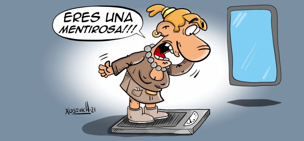 Las básculas son muy traicioneras 1 La bascula miente chistes humor Xosevich 21